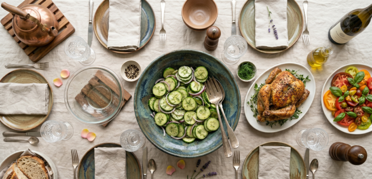 Easy Crunchy Cucumber Salad