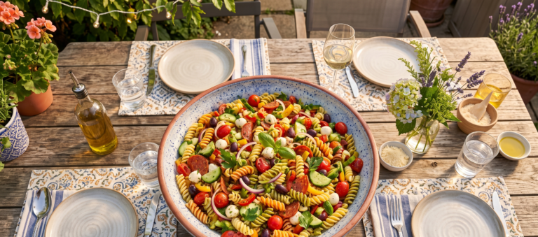 The Loaded Zesty Italian Pasta Salad (Summer Potluck Essential)